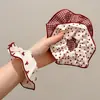 Accesorio para el Cabello de Lunares con Lazo de Verano para Mujer, Chongo a Cuadros, Moño Semirecogido, Dulce Lazo Rojo para la Parte Trasera de la Cabeza