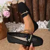 Zapatos Planos de Moda Calados Tejidos Transfronterizos 2026, Cómodos y Transpirables, Zapatos Casuales Versátiles para el Trayecto Diario, Tacón Bajo para Mujer