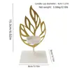 Suporte de Velas Folha Minimalista Nórdico Recém-Projetado Suporte de Velas Estilo Europeu Suporte de Velas de Aromaterapia para Sala de Estar Decoração Produto Novo Transfronteiriço