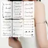 Adesivos de Tatuagem de Ervas Latinos e Ingleses, À Prova d'Água e Duradouros, para Homens e Mulheres, Braço e Clavícula, Alta Qualidade, Não Refletivos, Tatuagem Realista