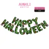 Globos de foil de letras de Halloween de 16 pulgadas, pancarta HAPPY HALLOWEEN, decoración de fiesta