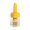 Botella de Aceite de una Pieza con Pincel Vidrio de Grado Alimenticio Resistente a Altas Temperaturas Aceitera con Pincel para Tienda de Barbacoa