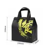 Bolsa de embalaje no tejida bolsa de embalaje desechable para llevar bolsa térmica de aluminio para llevar en stock rápido rápido personalizado