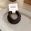 Goma para el pelo plisada de alta elasticidad estilo coreano para mujer, simple, suave y delicada con el cabello, elegante banda para el pelo