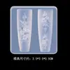 Molde para Uñas Artísticas Herramienta DIY Decoración Transparente para Uñas Cisne Estéreo 3D Flor de Lazo Molde de Silicona Hecho a Mano