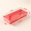 Caja Desechable para Pastel, Caja para Empaquetar Sándwiches, Caja para Empaque de Repostería de Nieve, Forma Rectangular