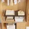 Prateleira Camada de Armário Armário de Armazenamento Telescópico Prateleira Embutida Guarda-Roupa Armário de Sapatos Partição Placa de Acabamento Guarda-Roupa Partição Camada