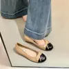 Mocassins Femininos Estilo Francês Bico Redondo com Elevação Oculta Novo Estilo Outono 2026 Laço Elegante Combina Bem com Saias Sapatilhas