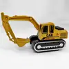 Excavadora de aleación juguete infantil vehículo de ingeniería modelo de simulación excavadora montacargas bulldozer camión mezclador juego genial niño partido
