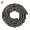 Acessórios de joias com cordão de vidro de tubo redondo de strass transfronteiriços, acessórios de vestuário, corda para pendurar laço, tubo de perfuração, atacado