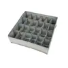 Caja de Almacenamiento de Ropa Interior de Amazon Transfronteriza, Bolsa de Almacenamiento de Cuatro Piezas de Tela No Tejida para el Hogar, Caja Organizadora para Sujetadores, Calcetines y Ropa Interior