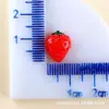 Acessórios de Resina DIY Cereja Materiais para Cola Cremosa DIY Presilhas de Cabelo Fruta Morango Infantil Acessórios para Capa de Celular