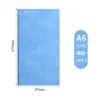 Cuaderno A6 de Cuero Suave y Sencillo con Tacto Similar a la Piel, Bloc de Notas para Oficina, Libreta de Registro de Reuniones de Trabajo, Logo Personalizable
