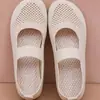 Sapatos de Encaixar para Mães, Sapatos Femininos de Marca para Meia-Idade e Idosos, Sapatos Baixos, Sandálias Respiráveis de Verão, Sapatos de Tecido Vazados com Solado Macio