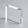 Base de cristal hecha a medida de material grado K9, disponible en formas cúbica y rectangular, soporta grabado y grabado láser 3D interno para regalos