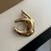 Broche Exagerado Retro Ok Europeo y Americano Nuevo para Mujer, Broche Personalizado, Ramillete, Estilo Británico Popular, Accesorios Atmosféricos, Moderno