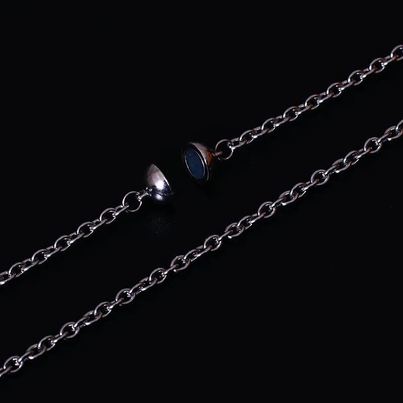 修3圆珠不锈钢项链