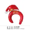 Shopping de Natal atividade de jardim de infância cena decoração balão tiara grampo Velho homem boneco de neve alce presente