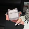 Orejas de Gato con Purpurina Funda para Auriculares Airpods4 Funda Protectora para Auriculares Bluetooth de 2ª Generación Cubierta Protectora de 3ª Generación