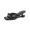 Sandalias cuadradas de lunares con lazo estilo francés y tacón único para mujer, nuevo modelo 2026, sandalias de tacón alto abiertas sin tiras para uso exterior