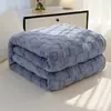 Manta jacquard a cuadros de tafetán, manta multifuncional para siesta, manta para aire acondicionado de oficina, manta de forro polar para sofá, venta al por mayor y a medida