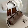 Bolsa Boston Baguete de Nicho 2026 Novo Estilo Retrô Couro Bovino de Primeira Camada Bolsa de Ombro Bolsas de Mão de Couro Genuíno da Moda