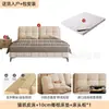 Cama Matrimonial Moderna Simple de Tela Técnica Minimalista Italiana para Dormitorio Principal Tapizada Cama Grande Gris de Alta Calidad Lujo Ligero Cama de Boda 1.8 Metros