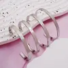 Pulseira Minimalista Elegante Gravada para o Dia a Dia, Pulseira Aberta Versátil de Aço Inoxidável com Coração