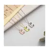 Amazon 2024 Nuevo Collar de Moda con Letra Burbuja de Piedra de Nacimiento Estilo Europeo y Americano Joyería Regalo del Día de la Madre