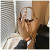 Bolsos de Mujer de Moda Este Año 2026 Nueva Moda Estilo de Alta Gama Bolso de Mano Tipo Cubo para Mujer Bolso Versátil de Hombro Cruzado