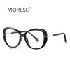Gafas Originales de Diseñador Anti Luz Azul 2265 Progresivas Doble Color Combinado Tr90 Lentes Planas para Mujer Normcore y Versátiles Gama Alta