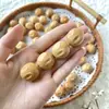 Marfil Natural Desgastado Talla de Frutas Lindas Manos Accesorios para Juguetes DIY Pulseras Tejidas a Mano Accesorios para Pulseras