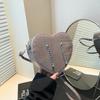 Bolso de Mujer Minimalista con Diseño de Nicho en Forma de Corazón 2026 Nueva Moda Elegante Bolso de Hombro Informal de Moda Bolso Cruzado