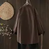 Tiro real Otoño 2026 Estilo Nuevo Oversize Súper Genial Textura Neutra Versátil Retro Casual Camisa Chaqueta