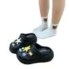 2026 Nuevos Accesorios para Zuecos de Estrella de Mar y Cangrejo de Dibujos Animados, Encantos Lindos Desmontables para Zapatos Ins, DIY
