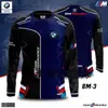 Nova Camiseta de Manga Longa de Corrida F1 Roupas de Motocicleta Off-Road Respirável Secagem Rápida Gola Redonda Manga Curta Roupa Esportiva Top Exportação