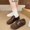 Couro Genuíno Cobertura Total Aumento Interno de Altura Birkenstock Sapatos Femininos Outono 2026 Novo Estilo Solado Macio Confortável Não Cansa os Pés Mocassins