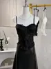 Espartilho de renda transpassado, malha semi-transparente, barbatanas, push-up, justo ao corpo, sexy, puro desejo, sutiã tomara-que-caia com bojo, camisole interna