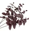 Ramas de Eucalipto Artificiales, Hojas de Eucalipto Simuladas, Vegetación Estilo Bosque, Hojas Artificiales para Paisajismo, Plantas Falsas para Decoración del Hogar