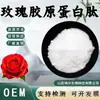 Água de Colágeno Peptídeo de Rosa Matéria-Prima Solúvel em Água Grau Alimentício Proteína de Molécula Pequena Peptídeo em Pó Processamento Personalizado
