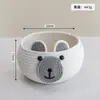 Cesta de Armazenamento Criativa Trançada com Corda de Algodão para Mesa de Casa Armazenamento de Lanches Cesta para Hall de Entrada Sala de Estar Organizador de Chaves e Miudezas