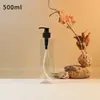 Botellas de Plástico Vacías de Hombro Plano 250ml 300ml 500ml Botellas de Relleno para Champú Botellas de Plástico PET Botellas Vacías para Gel Antibacterial