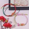Pulseira da Sorte da Montanha Putuo para Passar em Provas, Alcançar o Sucesso nos Exames do Ensino Médio e Vestibular, e Entrar na Lista de Honra, Simboliza Boa Sorte como um Pequeno Presente