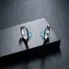 Brincos de Argola Cruzados de Zircônia Transfronteiriços para Homens, Brincos de Argola Lisos, Presilhas de Orelha de Raio, Pingentes de Orelha, Acessórios de Orelha para Mulheres, Amostra de Live do TikTok