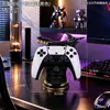 Suporte de controle de jogo de desenho animado em formato de fruta e vegetal, Suporte de exibição para controle de PS5, Decoração de mesa para sala de e-sports, Suporte para controle