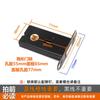 Cerradura de Lengüeta para Inodoro de Baño Cerradura de Puerta Interior 30354045506070 Cilindro de Cerradura Inodoro Lengüeta Plana Cerradura de Lengüeta Única Trigémina Cuerpo