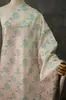 [Peônia da Longevidade] Novo Brocado Chinês Imitado Song Jacquard Contrastante Tecido Estilo Nacional Roupa Tang Roupa Han Fio de Bolsa Tecido Tingido