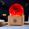 Flor de diente de león Especimen Bola de cristal Decoración de regalo Creativo Regalo de San Valentín Cumpleaños Novio a Novia