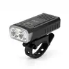 Nova luz de bicicleta transfronteiriça, equipamento de ciclismo, luz frontal recarregável, lanterna super brilhante para pedalar à noite, luz para mountain bike