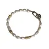 Pulseira de Pérola de Água Doce com Nó Dourado Estilo Novo Verão 2025 Moda Feminina Mais Fácil de Combinar Jóia de Mão Barroca de Luxo Leve de Nicho Mulheres